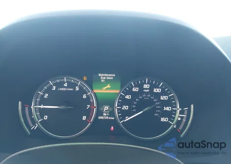 2015 Acura Mdx Technology Package из США, поврежденный, VIN 5FRYD4H47FB007381